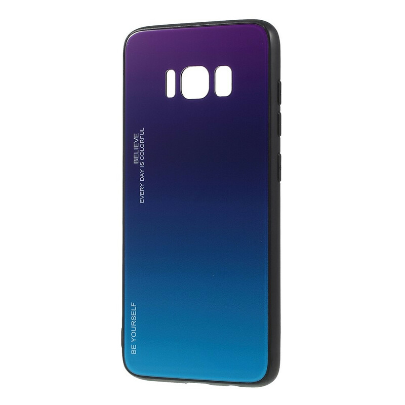 Samsung Galaxy S8 Capa de vidro temperado Be Yourself