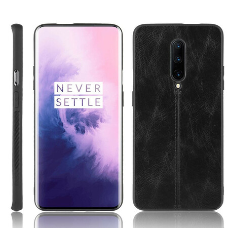 Capa OnePlus 7 Pro Efeito Couro Sem Costura