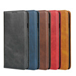 Capa Flip OnePlus 7T Premium Leatherette Stitching