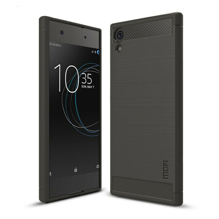 Capa de fibra de carbono escovada Sony Xperia XA1 IMAK