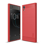 Capa de fibra de carbono escovada Sony Xperia XA1 IMAK Capa de fibra de carbono escovada Sony Xperia XA1 IMAK