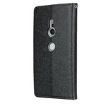 Capa Flip Cover Sony Xperia XZ2 Estilo Couro Macio com CordÃ£o