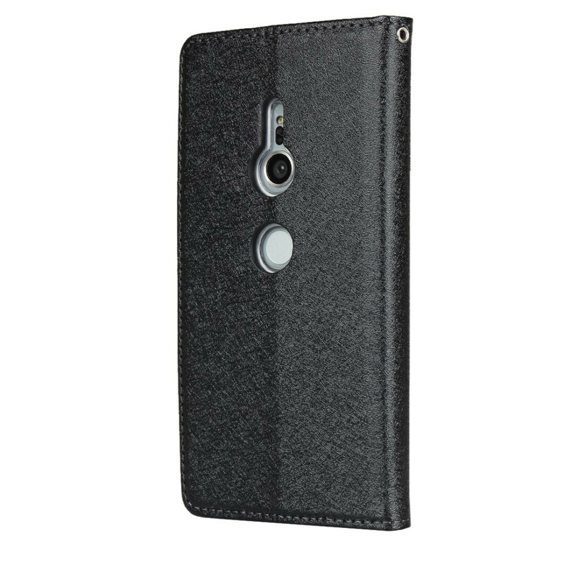 Capa Flip Cover Sony Xperia XZ2 Estilo Couro Macio com CordÃ£o