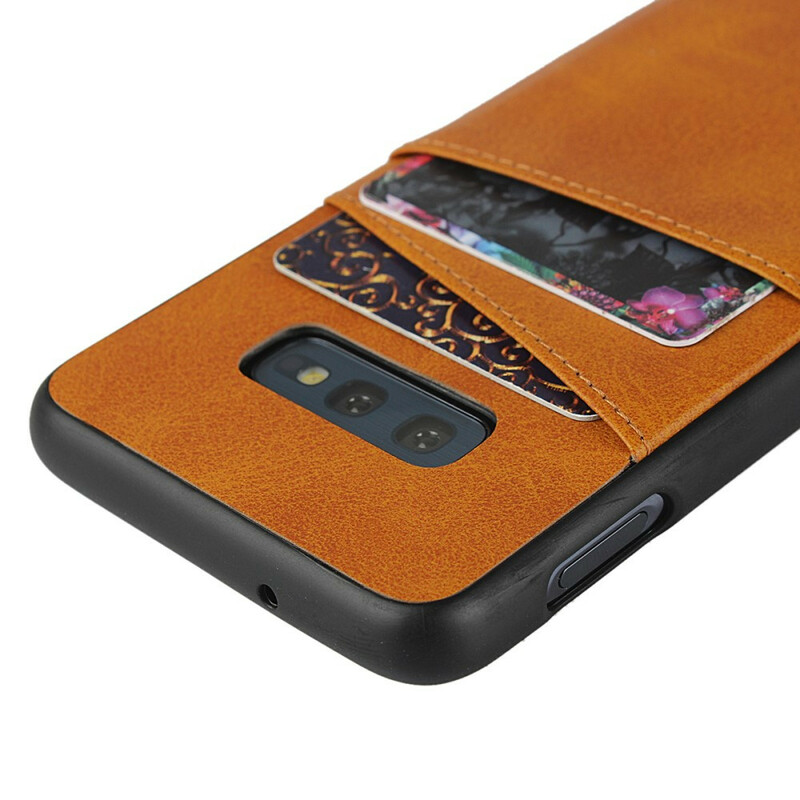 Samsung Galaxy S10e Capa em pele Capa duplo de cartão