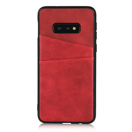 Samsung Galaxy S10e Capa em pele Capa duplo de cartão