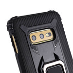 Samsung Galaxy S10e Anel e capa de fibra de carbono