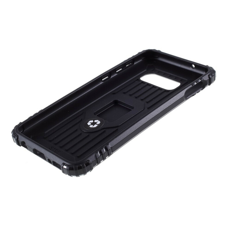 Samsung Galaxy S10e Anel e capa de fibra de carbono