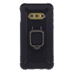 Samsung Galaxy S10e Anel e capa de fibra de carbono