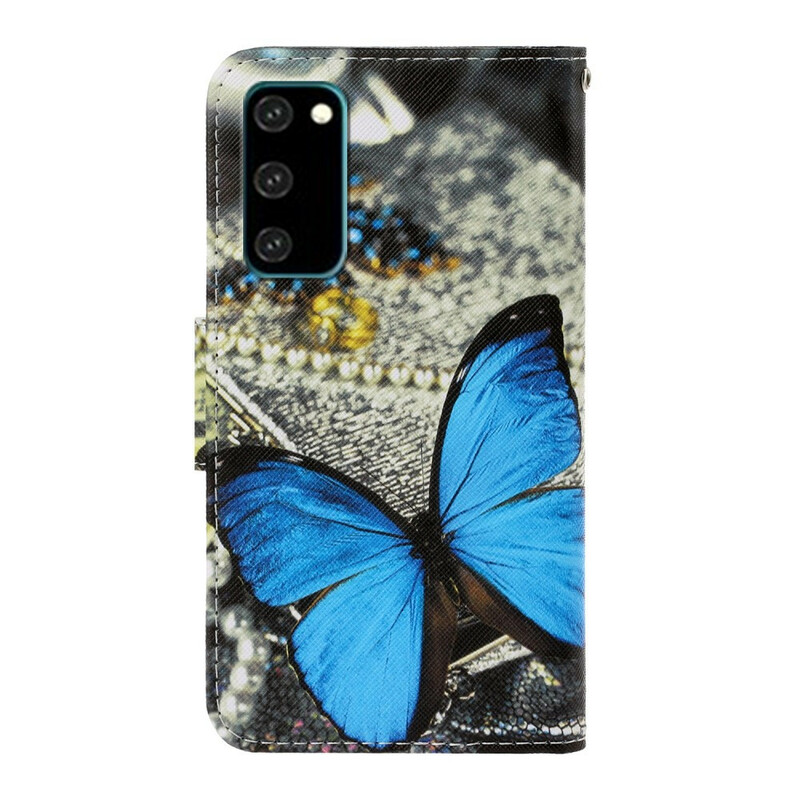 Samsung Galaxy S20 Case Variations Butterfly Strap