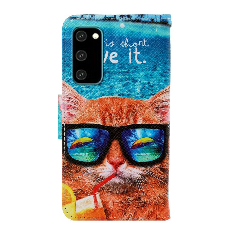 Samsung Galaxy S20 Cat Live It Strap Case