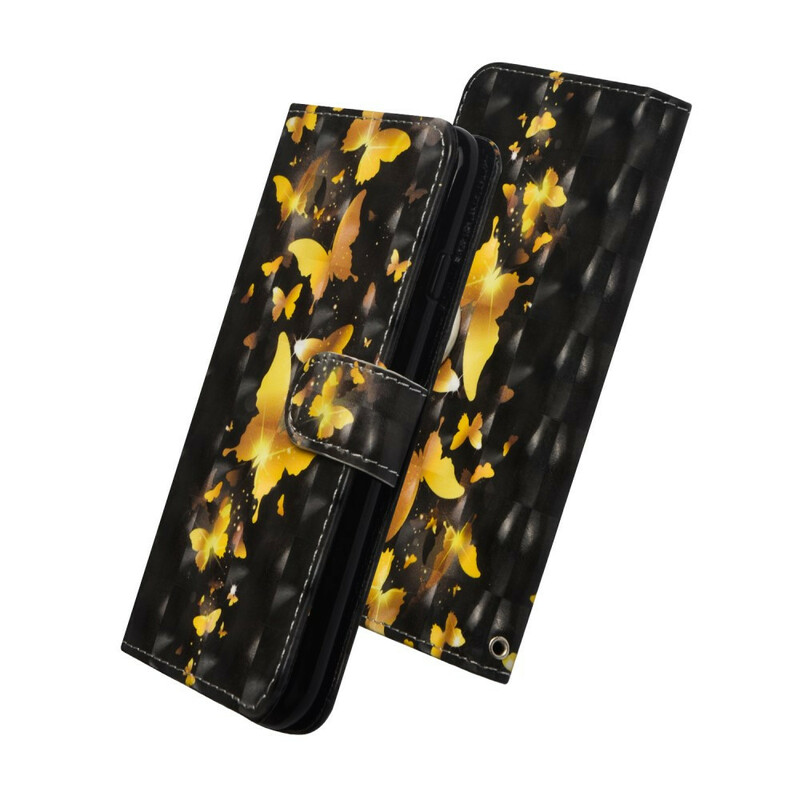 Samsung Galaxy A71 Case Yellow Butterflies