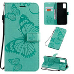 Samsung Galaxy S20 Plus Capa de Cordão para Borboletas Gigantes Samsung Galaxy S20 Plus Capa de Cordão para Borboletas Gigantes