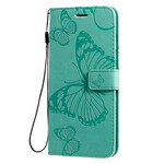 Samsung Galaxy S20 Plus Capa de Cordão para Borboletas Gigantes Samsung Galaxy S20 Plus Capa de Cordão para Borboletas Gigantes