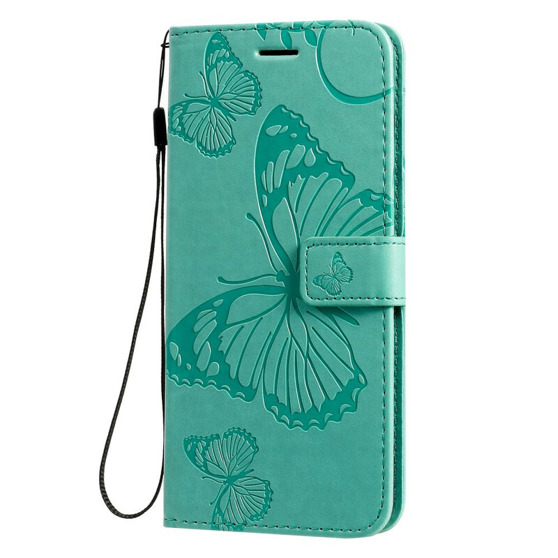 Samsung Galaxy S20 Plus Capa de Cordão para Borboletas Gigantes Samsung Galaxy S20 Plus Capa de Cordão para Borboletas Gigantes