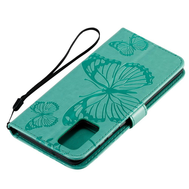 Samsung Galaxy S20 Plus Capa de Cordão para Borboletas Gigantes Samsung Galaxy S20 Plus Capa de Cordão para Borboletas Gigantes