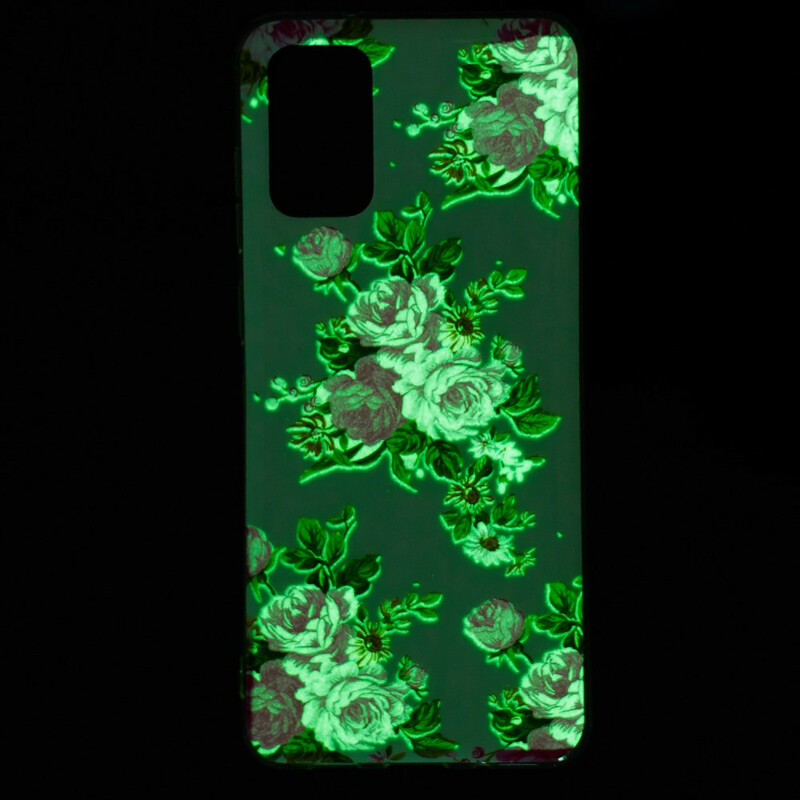Samsung Galaxy S20 Plus Case Liberty Flowers Fluorescentes