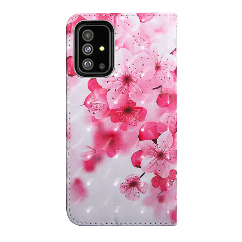Capa Samsung Galaxy A71 Pink Flower