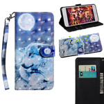Capa Samsung Galaxy A71 Wolf with Moonlight