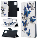 Capa Samsung Galaxy A71 Butterflies