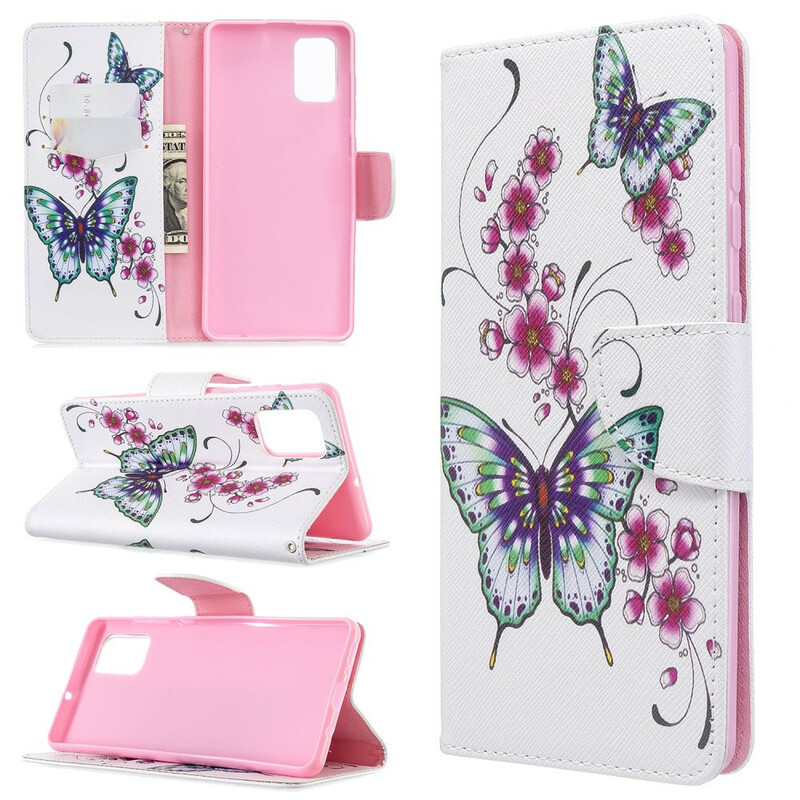 Capa Samsung Galaxy A71 Butterflies