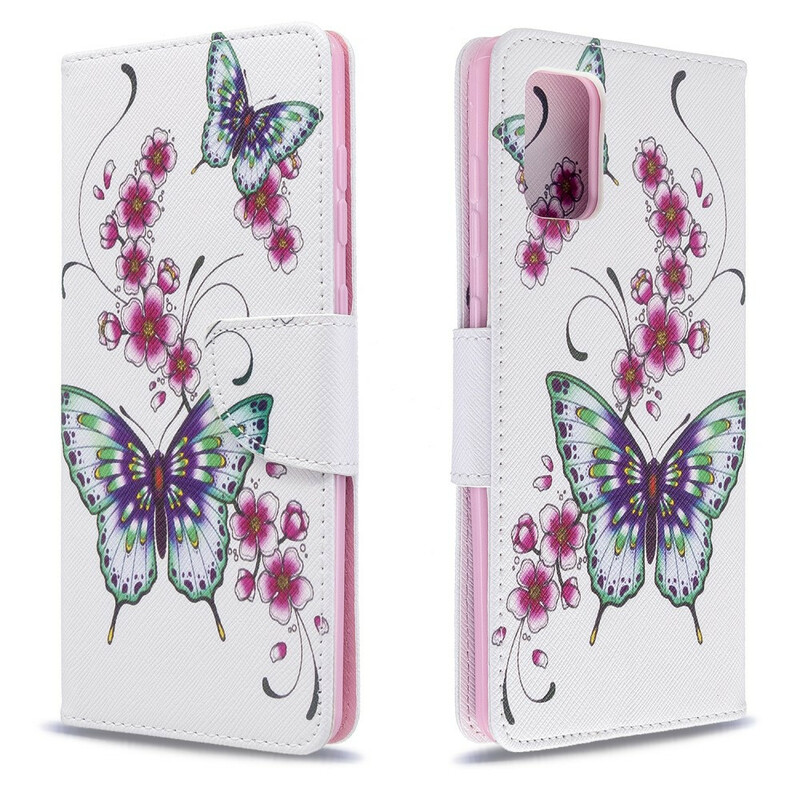 Capa Samsung Galaxy A71 Butterflies