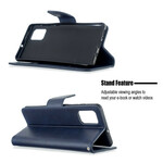 Samsung Galaxy A71 Aba oblíqua lisa da capa