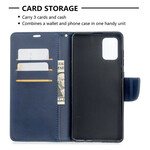 Samsung Galaxy A71 Aba oblíqua lisa da capa