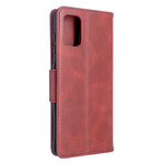 Samsung Galaxy A71 Aba oblíqua lisa da capa