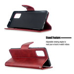 Samsung Galaxy A71 Aba oblíqua lisa da capa