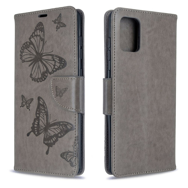 Samsung Galaxy A71 Case Butterflies in Flight with Strap