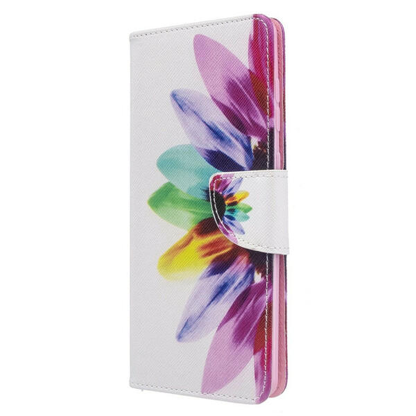 Capa de flor de aguarela Samsung Galaxy A71