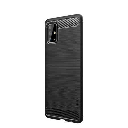 Samsung Galaxy A71 Capa de Fibra de Carbono Escovado MOFI