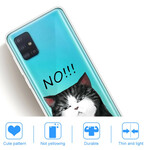 Capa Samsung Galaxy A71 O gato que diz não