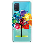 Capa Samsung Galaxy A71 Clear Watercolour Tree