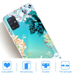 Capa Samsung Galaxy A71 Clear Watercolour Flower