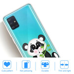 Samsung Galaxy A71 Clear Case Panda Triste