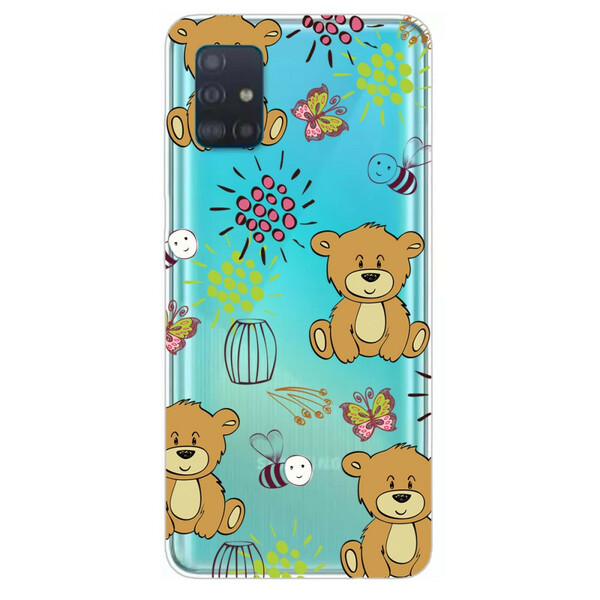 Samsung Galaxy A71 Bear Cover Top