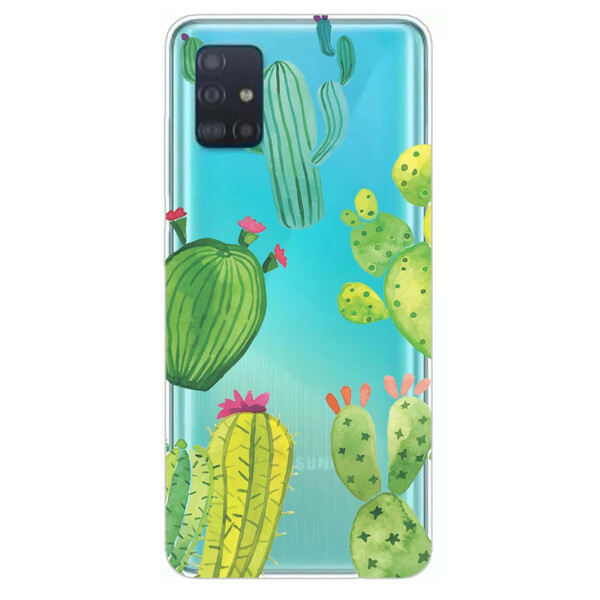 Capa Samsung Galaxy A71 Cactus Watercolour