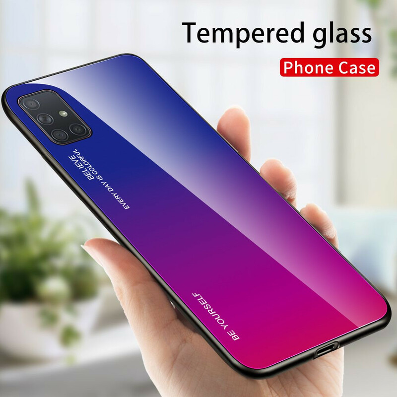 Capa de vidro temperado Samsung Galaxy A71 Be Yourself