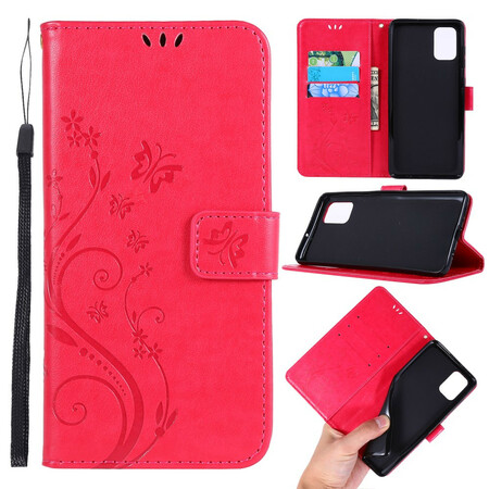 Samsug Galaxy A71 Capa de CordÃ£o Discreta para Borboletas