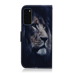 Capa Samsung Galaxy S20 Dreaming Lion