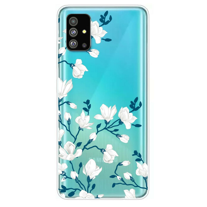 Samsung Galaxy S20 Case White Flowers