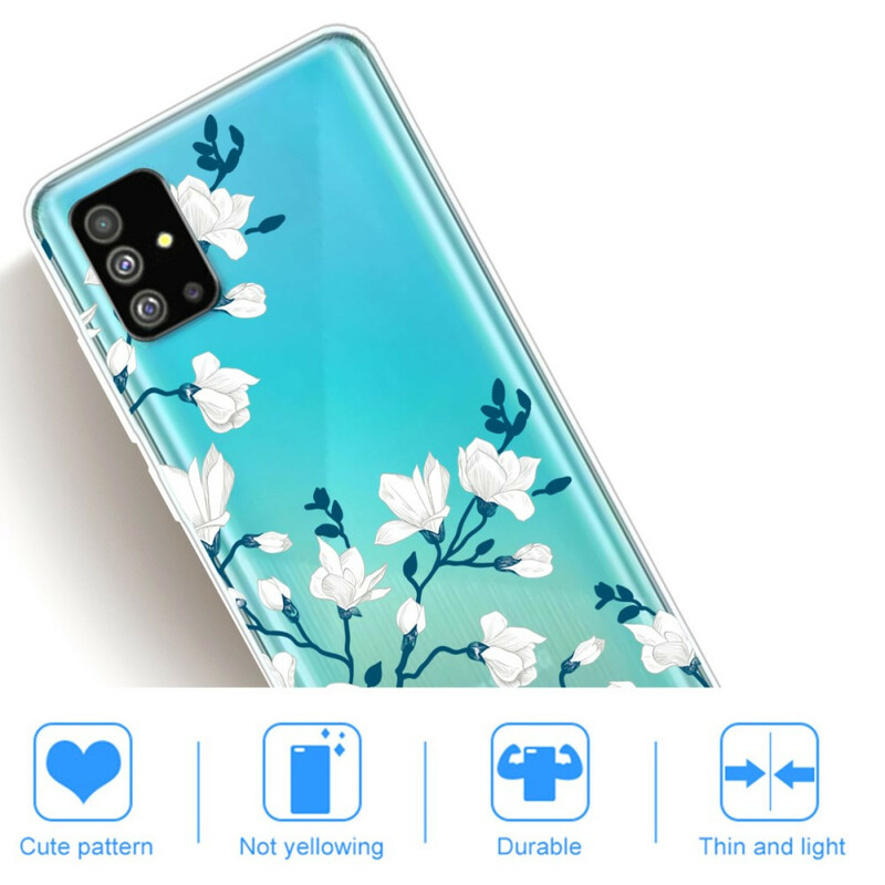 Samsung Galaxy S20 Case White Flowers
