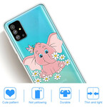 Samsung Galaxy S20 Clear Case Elephant Pink
