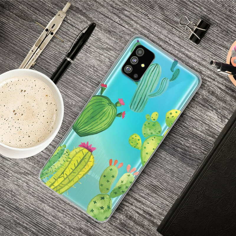 Capa Samsung Galaxy S20 Cactus Watercolour