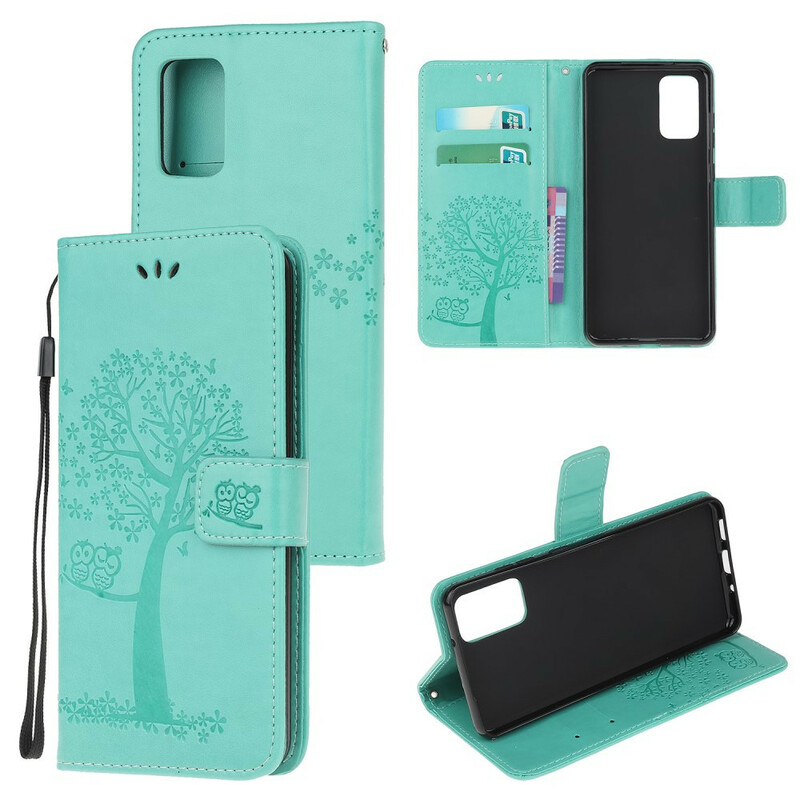 Samsung Galaxy S20 Tree & Owl Strap Case