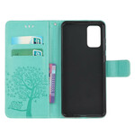 Samsung Galaxy S20 Tree & Owl Strap Case