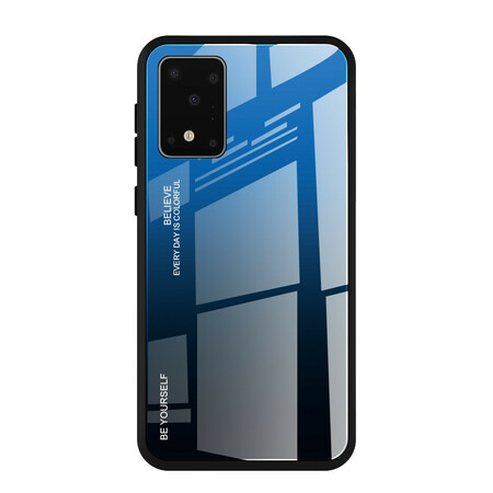 Samsung Galaxy S20 Capa de vidro temperado Be Yourself