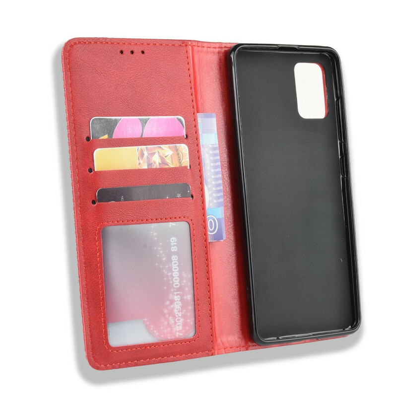 Capa Viragem Samsung Galaxy S20 Vintage Efeito Couro Elegante Capa Viragem Samsung Galaxy S20 Vintage Efeito Couro Elegante