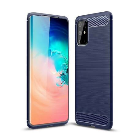 Samsung Galaxy S20 Plus Capa de fibra de carbono escovada